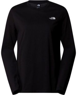 The North Face W L/S SIMPLE DOME TEE Dámske tričko s dlhým rukávom, čierna, veľkosť