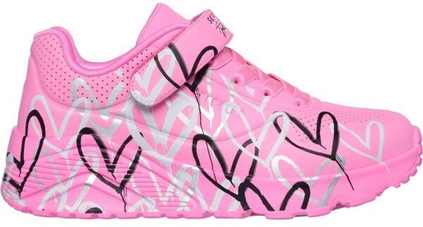 Skechers UNO LITE Detská vychádzková obuv, ružová, veľkosť
