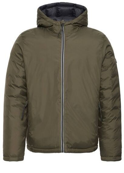 BLEND BHELGAR REVERSIBLE Pánska zateplená bunda, khaki, veľkosť