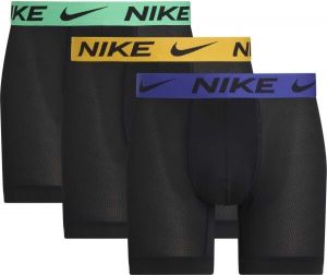 Nike DRI-FIT ESSENTIAL MICRO BOXER BRIEF 3PK Pánske boxerky, čierna, veľkosť