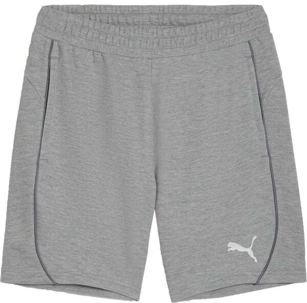 Puma TEAMFINAL CASUALS SHORTS Pánske športové kraťasy, sivá, veľkosť