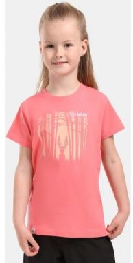 KILPI MALGA Dievčenské bavlnené tričko, ružová, veľkosť
