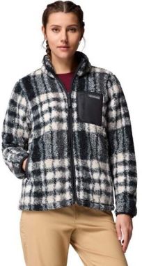 Columbia WEST BEND™ PRINT FULL ZIP II Dámska flísová mikina, čierna, veľkosť
