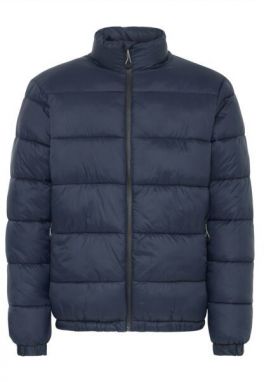 BLEND BHEIDEN JACKET WITH STAND Pánska zateplená bunda, tmavo modrá, veľkosť XXXL
