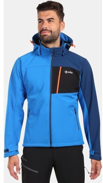 KILPI ONTAVIO Pánska softshellová bunda, modrá, veľkosť XXXL