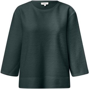 s.Oliver SWEATSHIRT NOOS Dámska mikina, tmavo zelená, veľkosť
