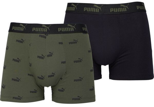 Puma ELEMENTS MEN BOLD LOGO BOXERS 2P Pánske boxerky, čierna, veľkosť