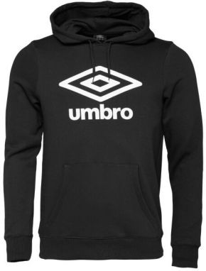 Umbro LARGE LOGO HOODIE ESSENTIALS Pánska mikina, čierna, veľkosť