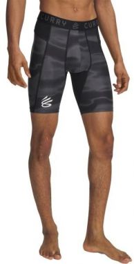 Under Armour CURRY HEATGEAR PRINTED Pánske krátke nohavice, čierna, veľkosť M
