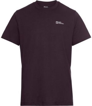 Jack Wolfskin ESSENTIAL T M Pánske tričko, vínová, veľkosť XXL
