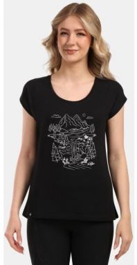 KILPI ROANE Dámske tričko z bavlny, čierna, veľkosť