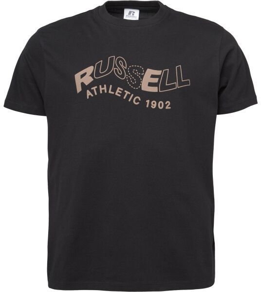 Russell Athletic T-SHIRT Pánske tričko, čierna, veľkosť XXXL