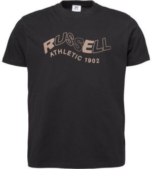 Russell Athletic T-SHIRT Pánske tričko, čierna, veľkosť XXXL
