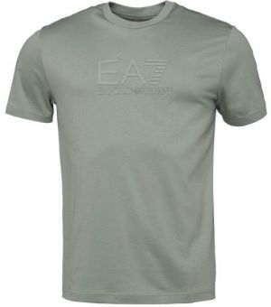 EA7 T-SHIRT Pánske tričko, svetlo zelená, veľkosť