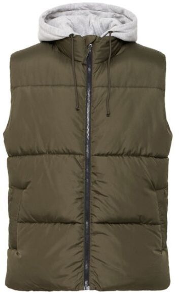 BLEND BHELWIN Pánska vesta, khaki, veľkosť