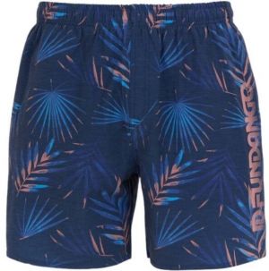 FUNDANGO BONO PRINT Pánske plavkové šortky, tmavo modrá, veľkosť