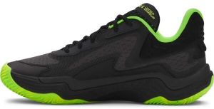 Under Armour SPAWN 7 Unisexová basketbalová obuv, čierna, veľkosť 45.5