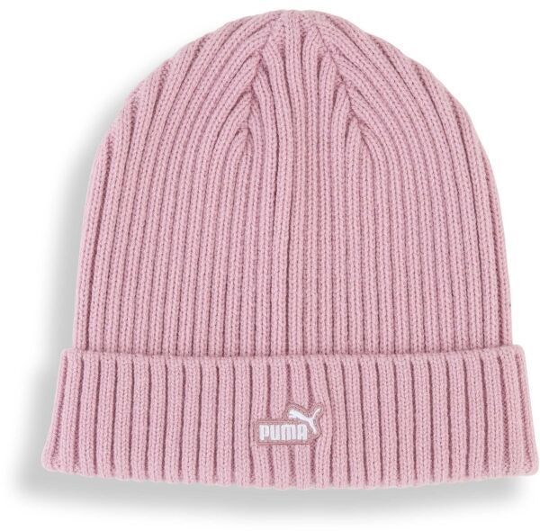 Puma ESSENTIALS PATCH MID CROWN BEANIE Zimná čiapka, ružová, veľkosť