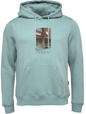 BLEND BHISTVAN Pánska mikina s kapucňou, svetlomodrá, veľkosť