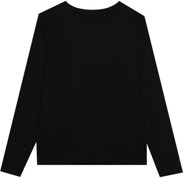 4F LONGSLEEVE Dámske tričko s dlhými rukávmi, čierna, veľkosť