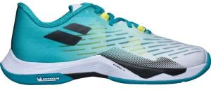 Babolat SHADOW TOUR 5 Pánska bedmintonová obuv, tyrkysová, veľkosť 40.5