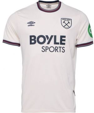 Umbro WEST HAM AWAY SS SHIRT Pánsky futbalový dres, biela, veľkosť XXL