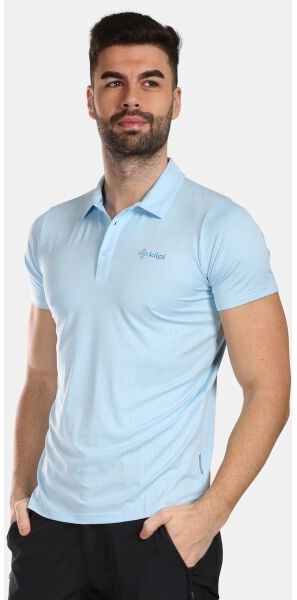 KILPI OLIVA Pánske funkčné polo tričko, svetlomodrá, veľkosť