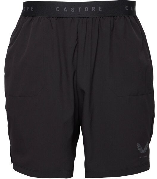 CASTORE 7 BRANDED ELASTIC SHORTS Pánske športové krátke nohavice, čierna, veľkosť