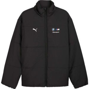 Puma BMW M MOTORSPORT ESSENTIALS+ PUFFER JACKET Pánska bunda, čierna, veľkosť