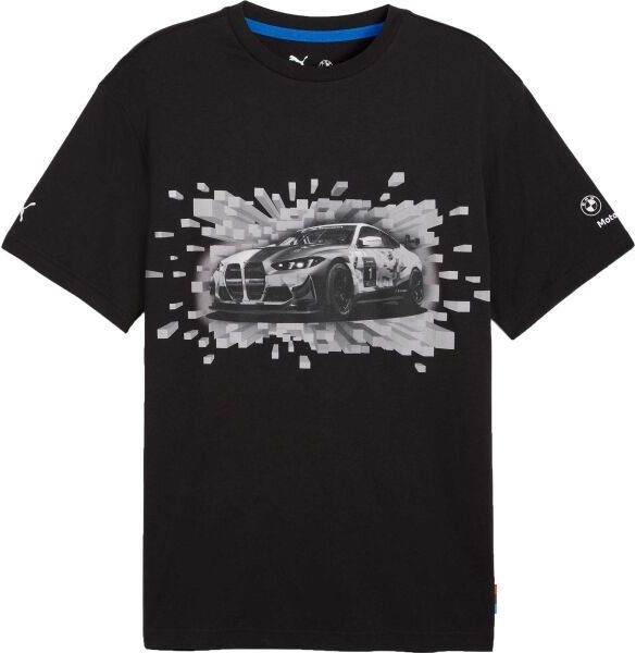 Puma BMW M MOTORSPORT GRAPHIC TEE MONO Pánske tričko, čierna, veľkosť