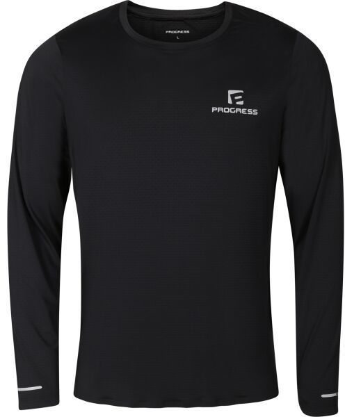 PROGRESS PREDICT Pánske športové tričko, čierna, veľkosť