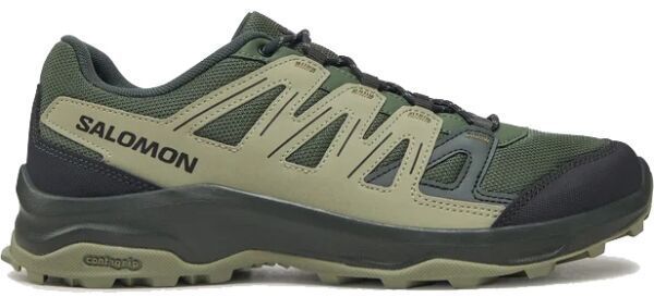 Salomon GRIVOLA M Pánska turistická obuv, tmavo zelená, veľkosť 43 1/3
