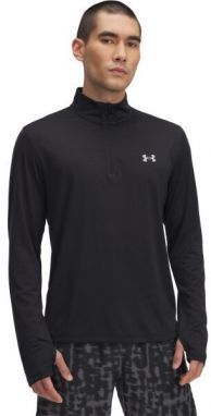 Under Armour LAUNCH 1/4 ZIP Pánske bežecké tričko, čierna, veľkosť L