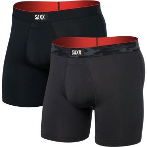 SAXX MULTI-SPORT MESH 2PK Pánske športové boxerky, čierna, veľkosť