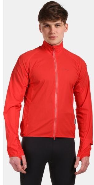 KILPI TIRANO Pánska ľahká bežecká bunda, červená, veľkosť