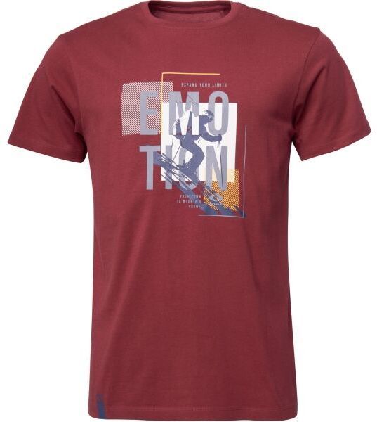 LOAP BROWN Pánske tričko, červená, veľkosť