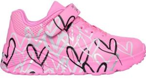 Skechers UNO LITE Detská vychádzková obuv, ružová, veľkosť