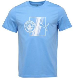 Puma MANCHESTER CITY FC FTBLCULTURE TEE Pánske tričko, svetlomodrá, veľkosť