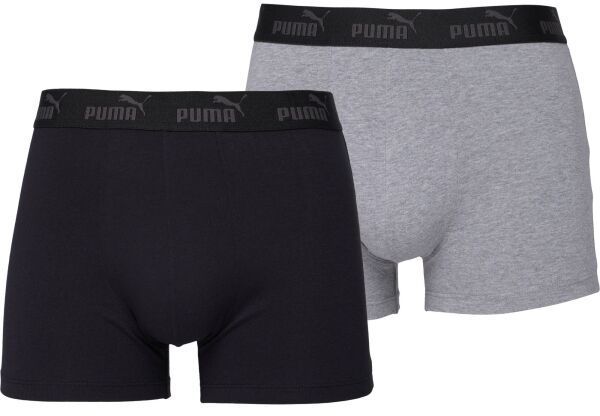 Puma MEN CAT LOGO PRINT BOXER 2P Pánske boxerky, černá, veľkosť