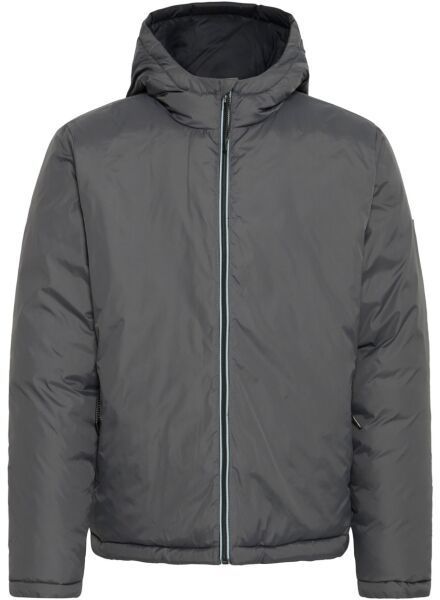 BLEND BHELGAR REVERSIBLE Pánska zateplená bunda, sivá, veľkosť XXXL