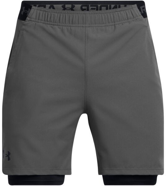 Under Armour VANISH WOVEN 2IN1 STS Pánske krátke nohavice, tmavo sivá, veľkosť