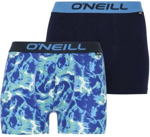 O'Neill OCEAN WATER 2PACK Pánske boxerky, tmavo modrá, veľkosť