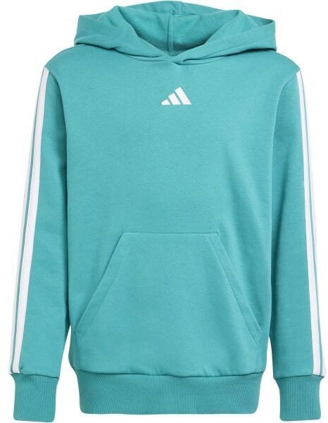 adidas ESSENTIALS 3- STRIPES Detská  mikina, tyrkysová, veľkosť