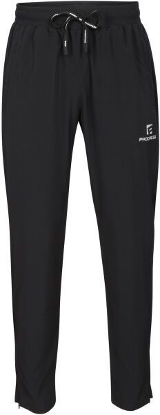PROGRESS MEDIAN Pánske bežecké nohavice, čierna, veľkosť XXL