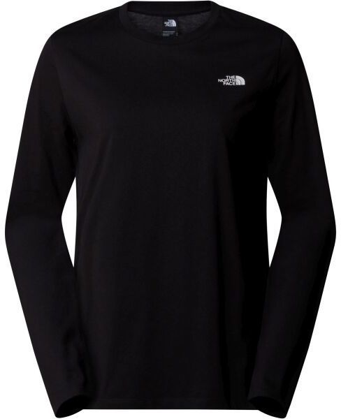The North Face W L/S SIMPLE DOME TEE Dámske tričko s dlhým rukávom, čierna, veľkosť