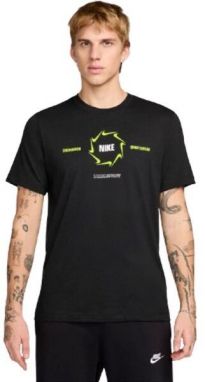 Nike M NSW TEE 6MO SWSH FAHO25 Pánske tričko, čierna, veľkosť XXL