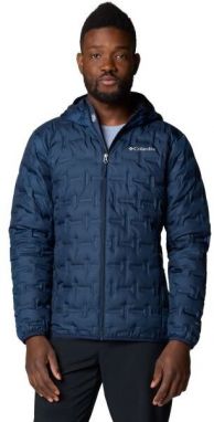Columbia DELTA RIDGE DOWN HOODED JACKET Pánska zimná bunda, tmavo modrá, veľkosť