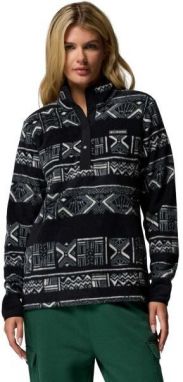 Columbia BENTON SPRINGS™ PRINTED 1/2 SNAP Dámska flísová mikina, čierna, veľkosť