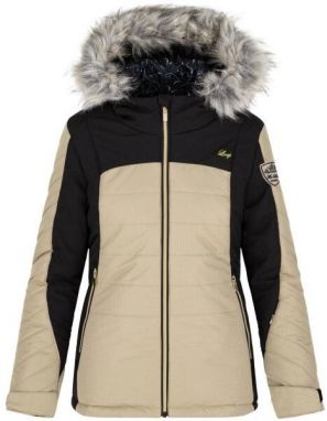 LOAP OKIDASA Dámska lyžiarska bunda, béžová, veľkosť