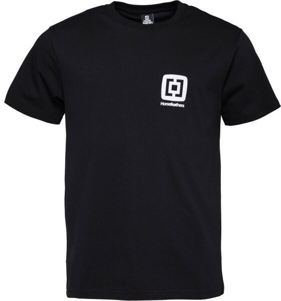 Horsefeathers MINI LOGO T-SHIRT Pánske tričko, čierna, veľkosť